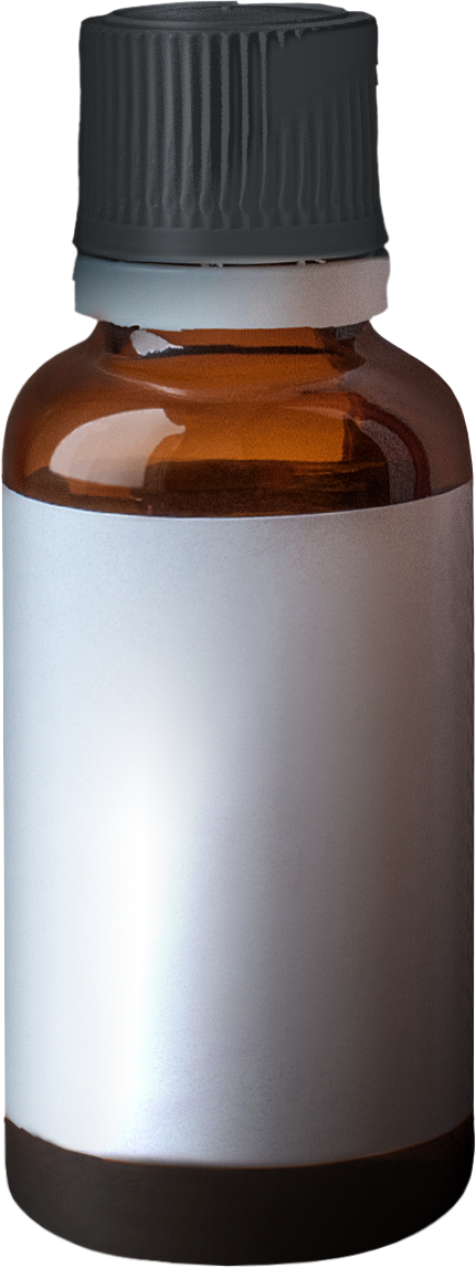 Amber medicine bottle