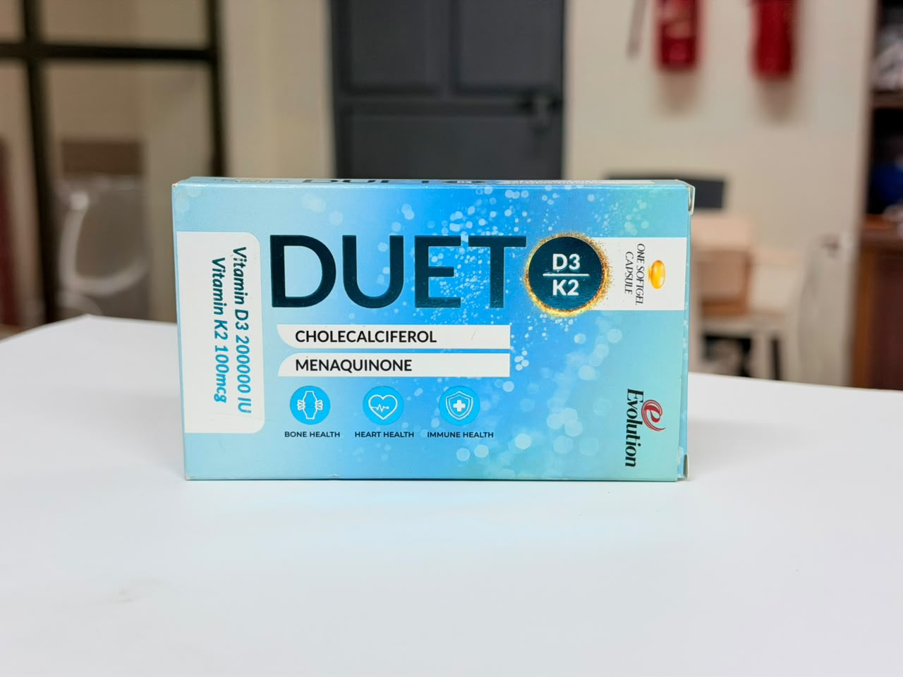 Duet D3 K2 printed carton