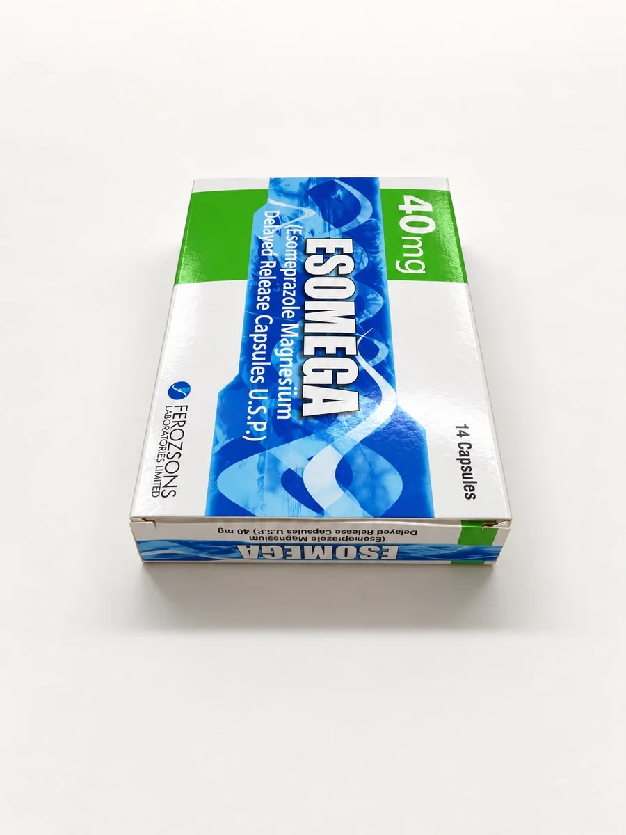 Esomega carton finished with a water-base food-grade coating