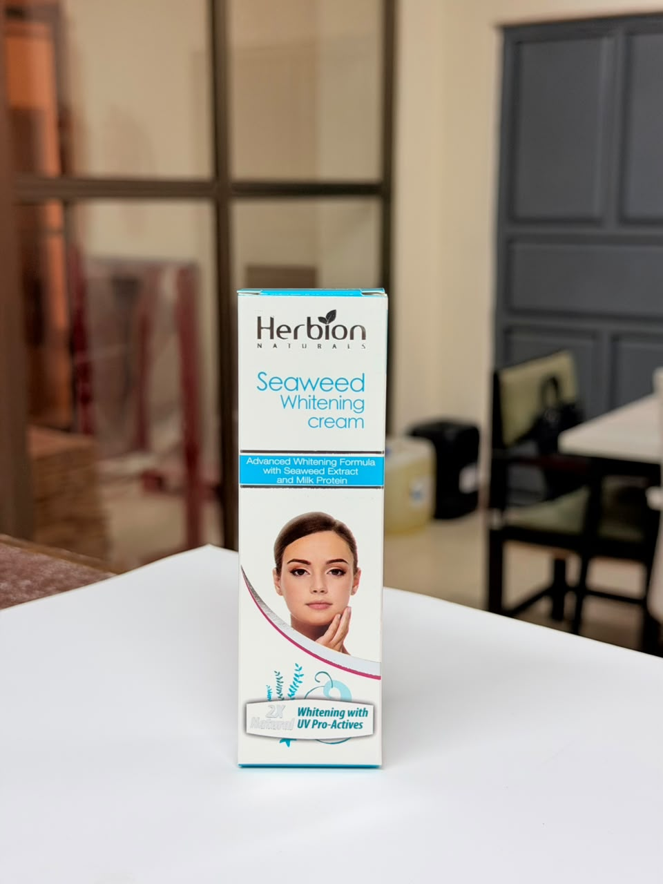Herbion Seaweed Cream printed carton