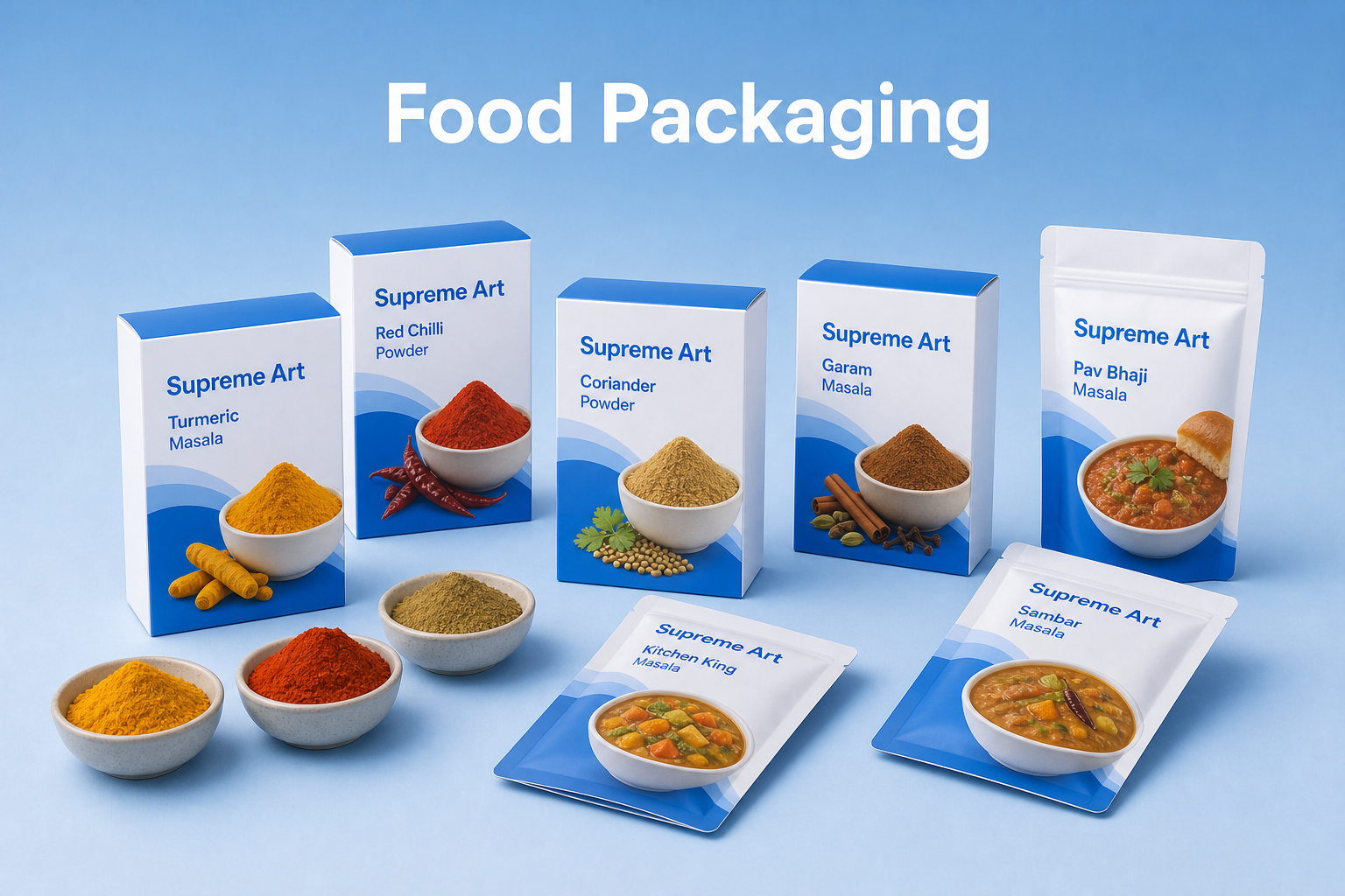 Supreme Art masala and food packaging