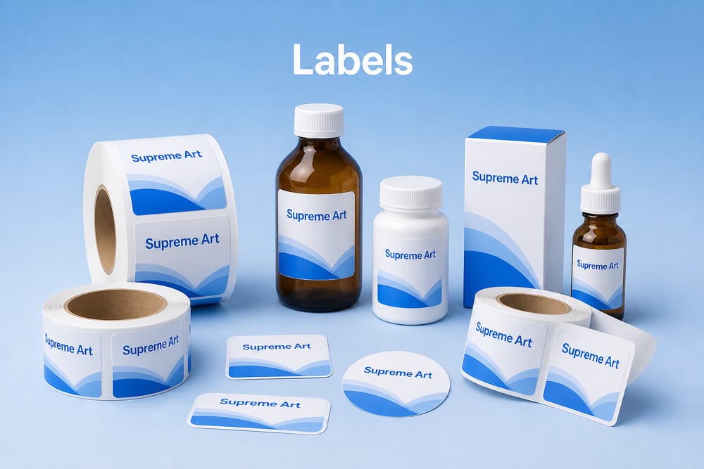 Printed product labels