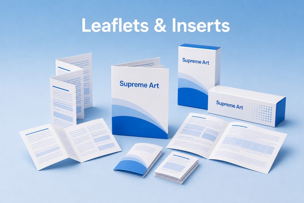Pharmaceutical leaflets and inserts