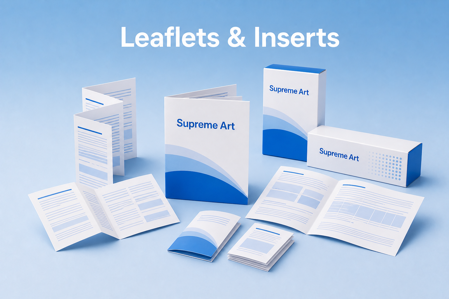 Pharmaceutical leaflets and inserts