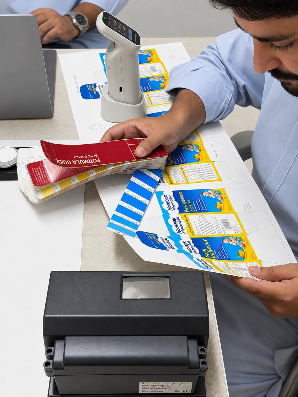 Shade card approval